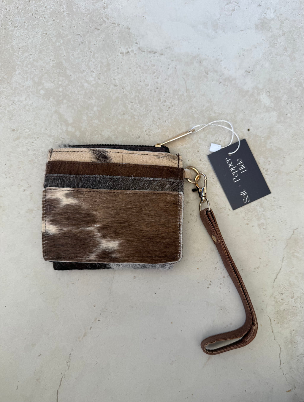 Cowhide Coin Purse 089