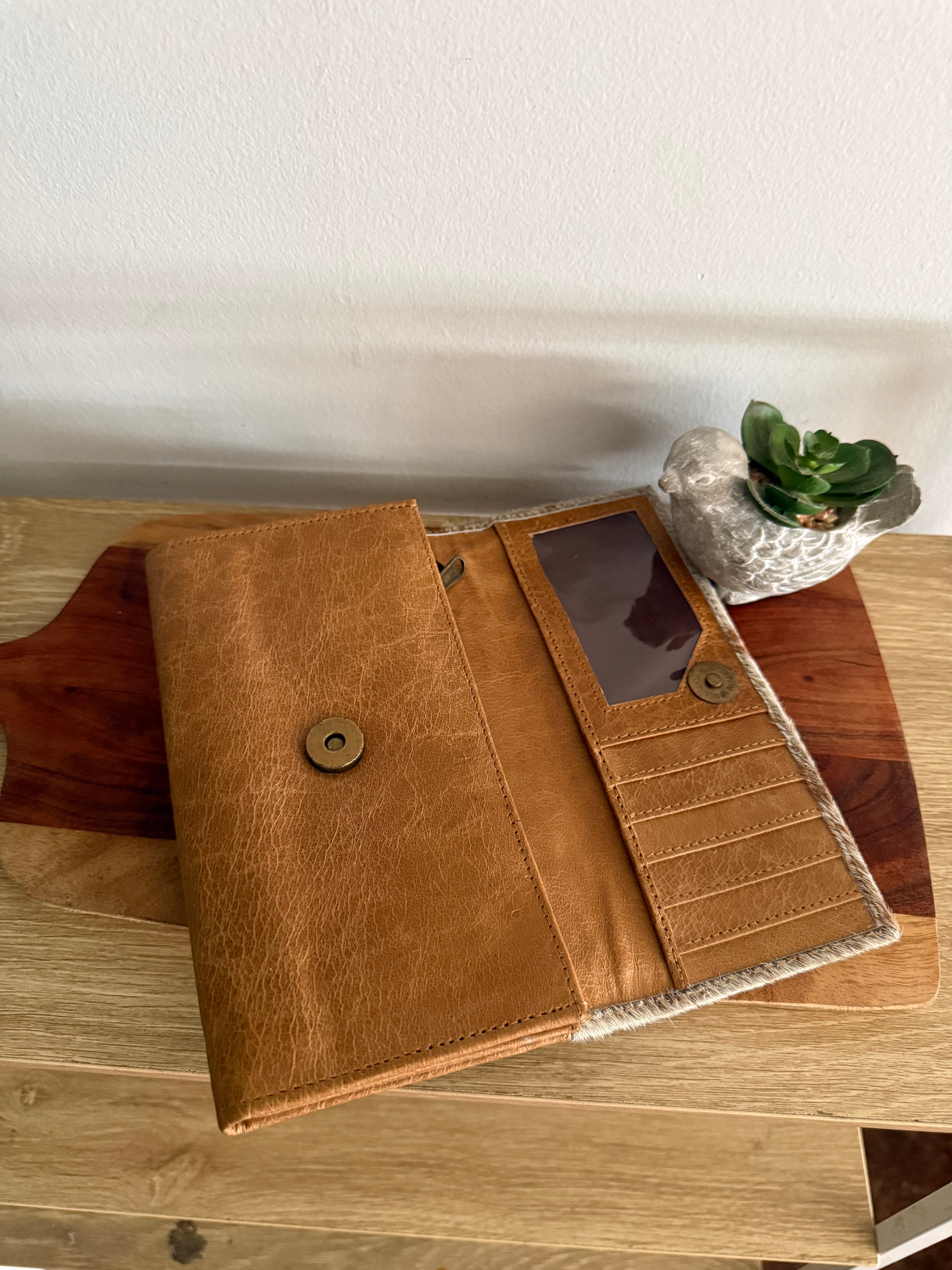 Cowhide Ladies Wallet