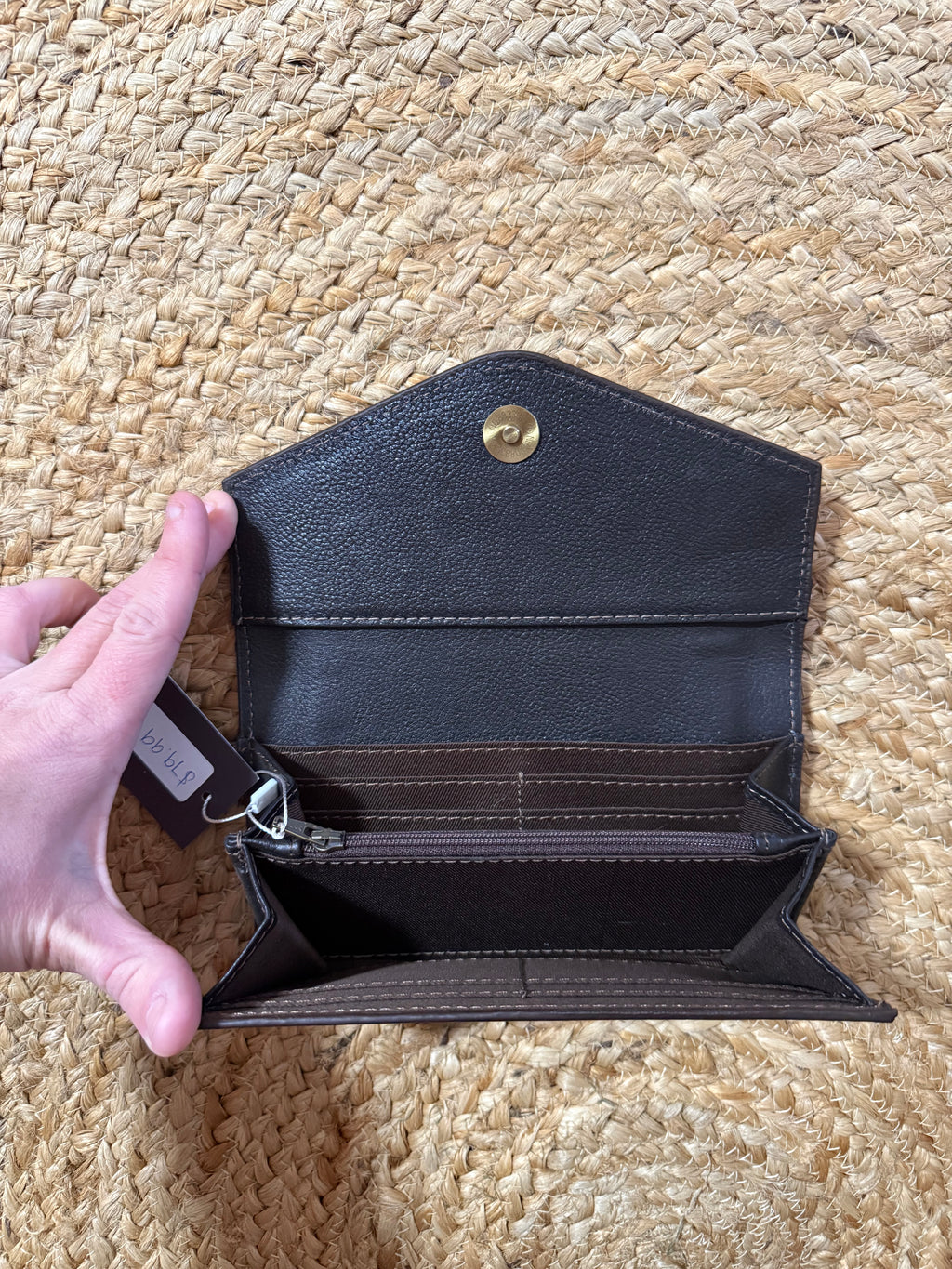 Tooled Cowhide Wallet