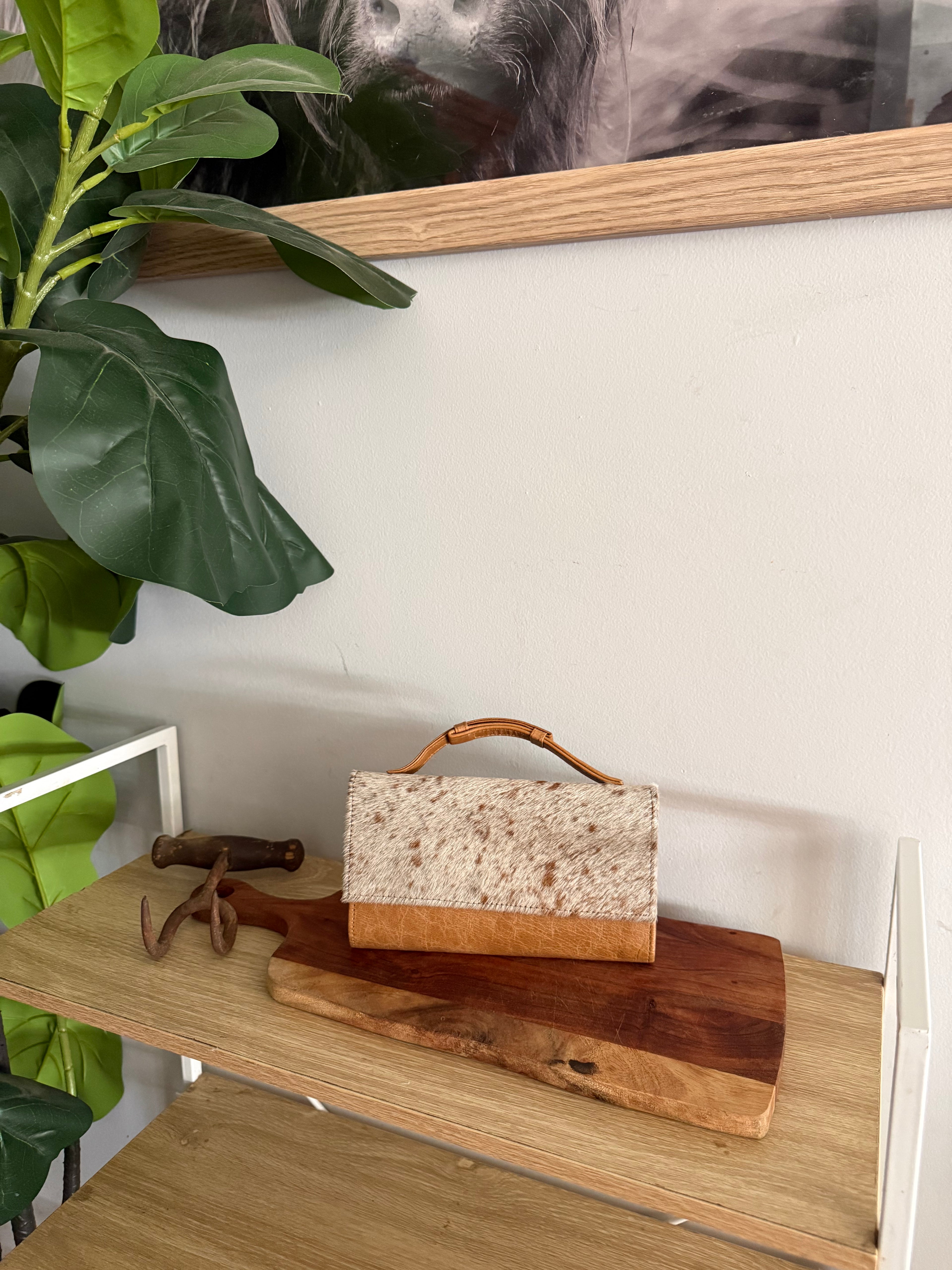 Cowhide Ladies Wallet