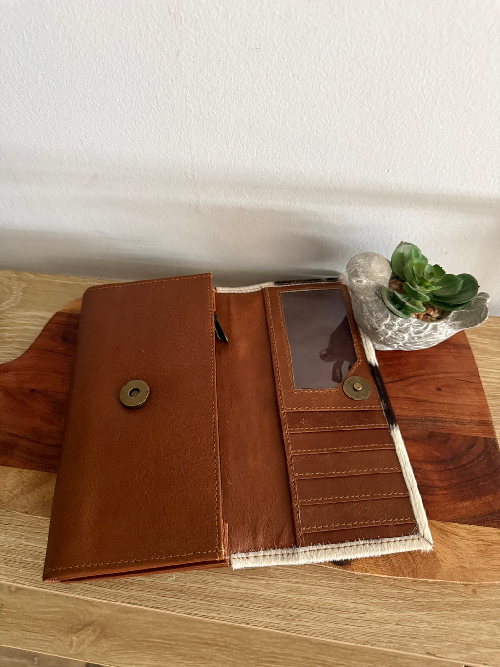 Cowhide Ladies Wallet