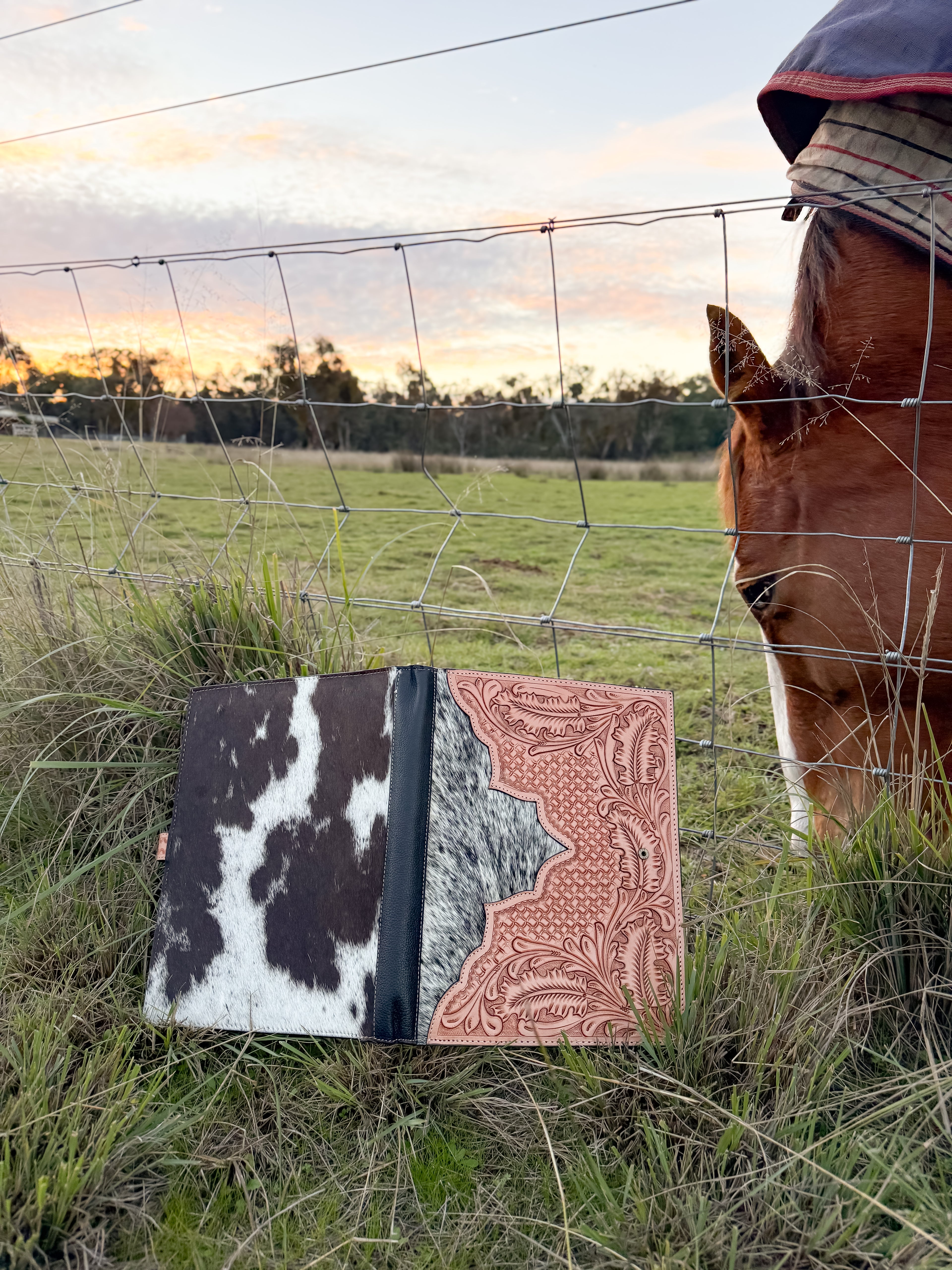 Tooled Portfolio Binder