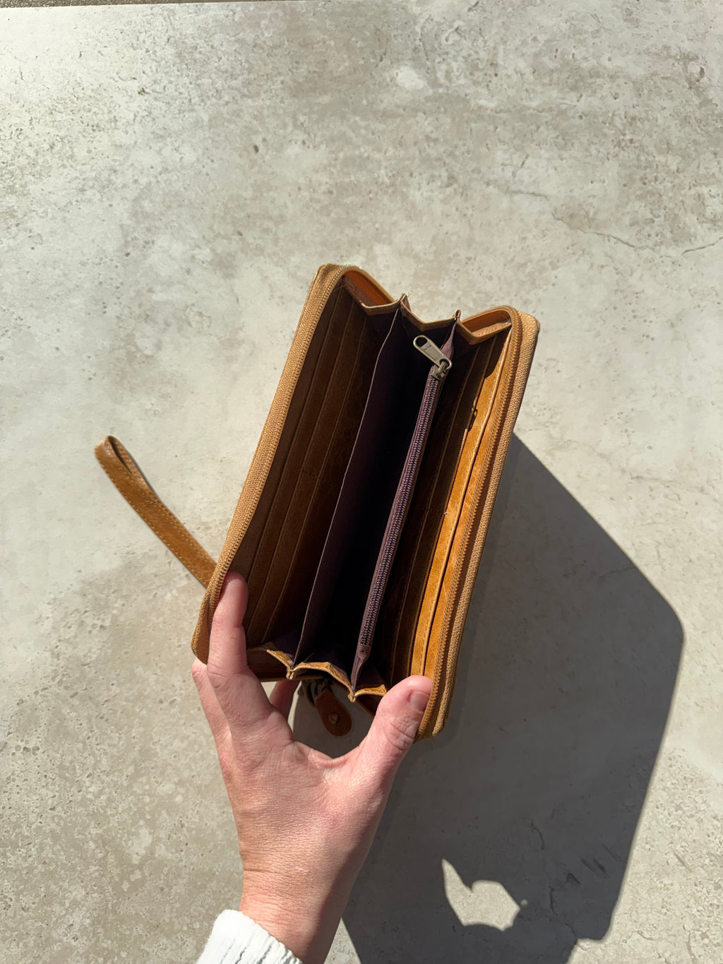 Cowhide And Leather Ladies Wallet